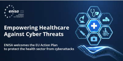 "European healthcare professionals using advanced cybersecurity tools to protect digital infrastructure in hospitals"