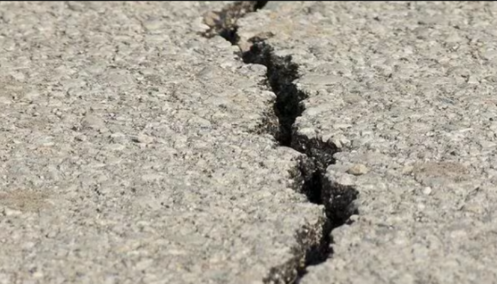 Seismograph showing recent earthquake activity in Pakistan.