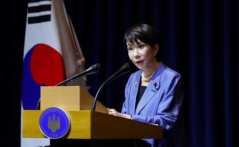 Prime Minister Sanae Takaichi announces Japan’s 21.3 trillion yen stimulus package aimed at boosting the economy and supporting consumers