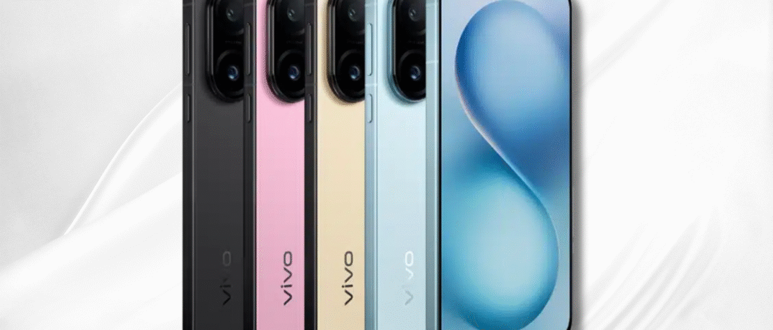 Vivo S50 Pro Mini in golden colour with triple rear camera and aerospace-grade aluminium frame