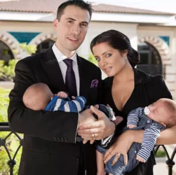Celina Jaitly during a public event, speaking to the media