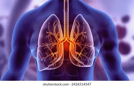 Medical researcher preparing oxygen-rich perfluorodecalin solution in a lab for experimental intestinal oxygen therapy