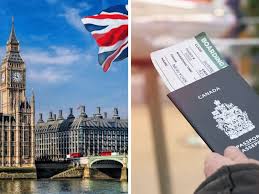 Canadian tourist applying for U.K. electronic travel authorization online