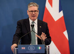 Keir Starmer arriving in South Africa for the G20 summit, greeting officials at the airport ahead of budget week.