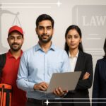 Infographic showing India’s four labour codes focusing on simplified compliance, expanded social security, uniform wage rules and modern workplace safety