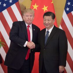 President Donald Trump speaks with Chinese President Xi Jinping during a bilateral phone call discussing Taiwan, trade, and global security issues