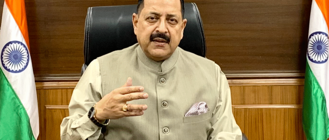 Union Minister Dr. Jitendra Singh speaks during a Fireside Chat at the India International Science Festival, highlighting India’s rise as a global leader in innovation, science and technology.