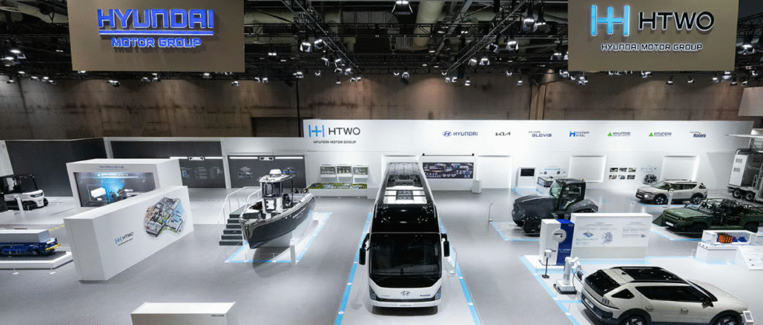 Hyundai Motor Group robotics and hydrogen energy task force with AI-powered factory concept using clean hydrogen energy