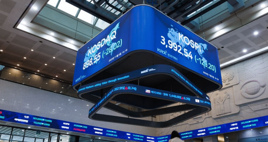 Upstage AI Public Workspace interface displayed on a government official’s computer, demonstrating generative AI for document processing in Korea’s public sector.