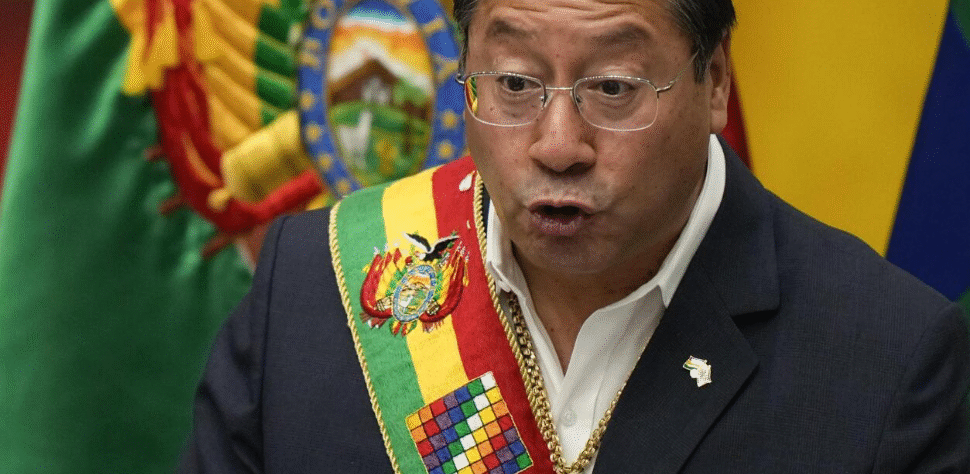 Former Bolivian President Luis Arce addresses the UN General Assembly in New York.