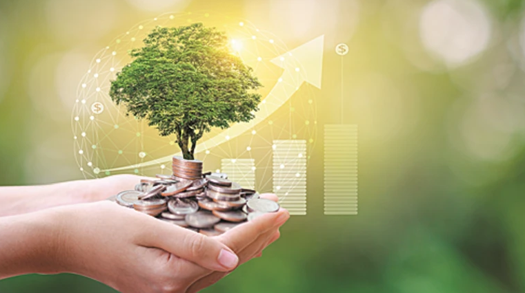 Fiji Finance Minister Esrom Immanuel and officials from Australia, IFC, and the Reserve Bank of Fiji at the launch of the Fiji Green Finance Taxonomy Framework