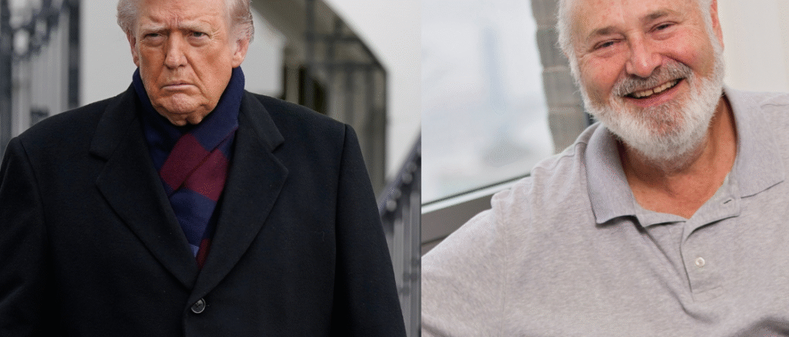 US President Donald Trump speaks at the White House as controversy erupts over his comments on the death of filmmaker Rob Reiner