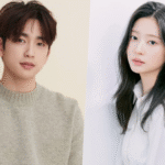 Promotional still from Korean romance drama Shine On Me featuring lead actors Zhao Jinmai and Song Weilong on Netflix